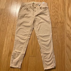 Zara women’s cotton cropped pants size 38